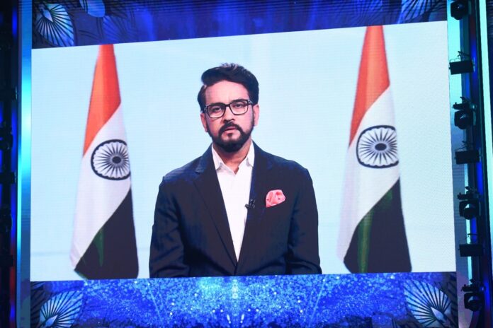 Shri Anurag Singh Thakur, Minister of Information and Broadcasting, Sports and Youth Affairs, in his video message at the closing ceremony of IFFI Ankitamedia